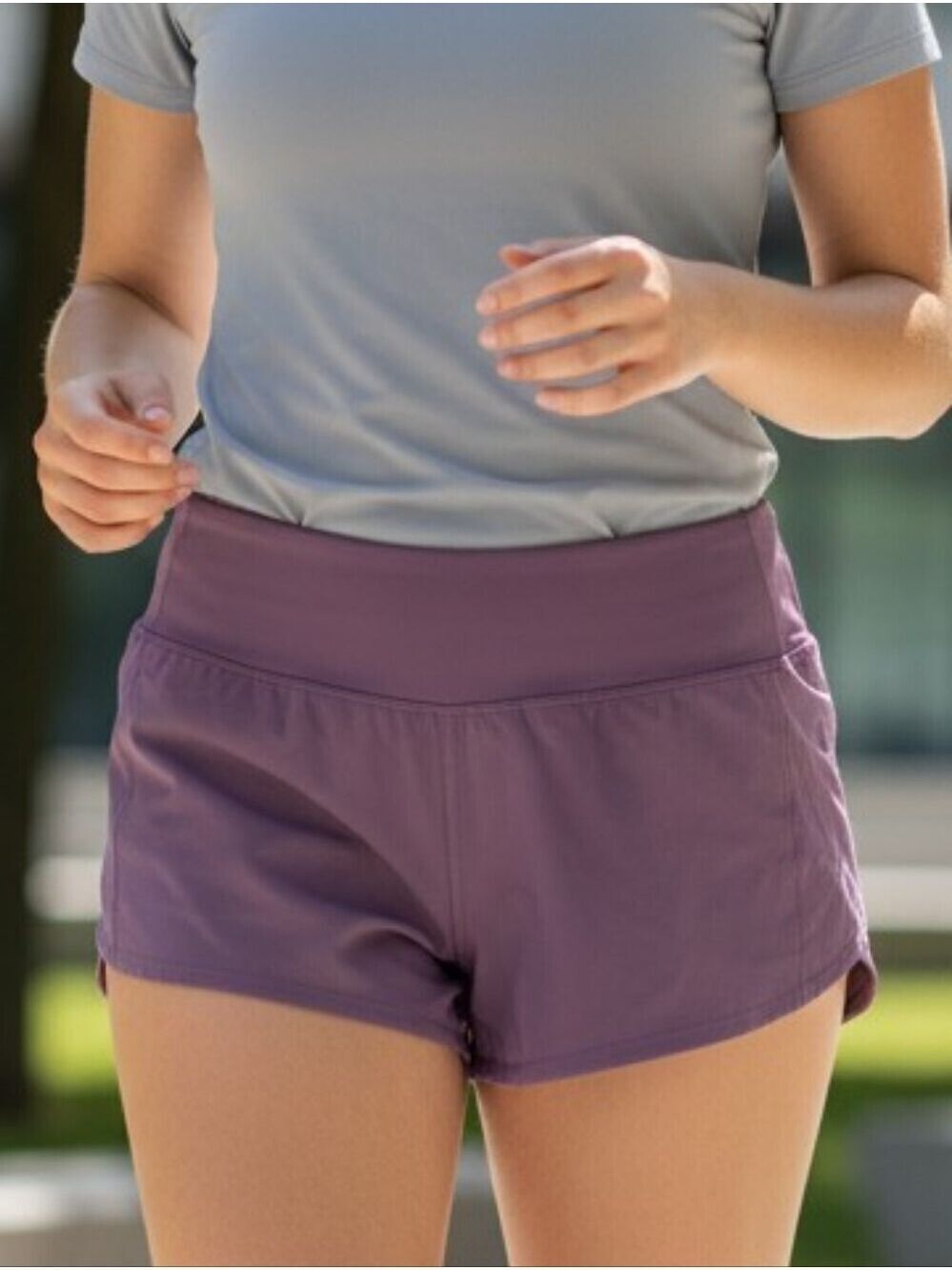 lululemon athletica Plum High-Waist Athletic Shorts #SHO2